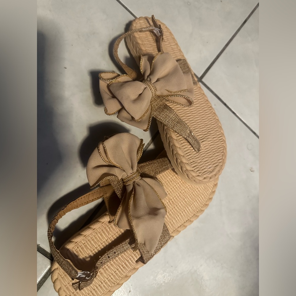 Bow Decor Sole Sandals